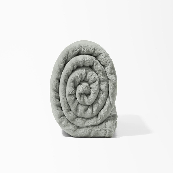 Фото - Плед евро Lelit гладкокрашеный СЕРО ЗЕЛЕНЫЙ Фланель 200/220 (1198373)