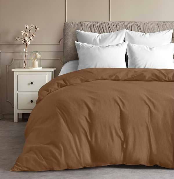 Фото - Підковдра двоспальна Zastelli Бязь Zastelli Махагон 15-1511175х210 см коричневий (15676)