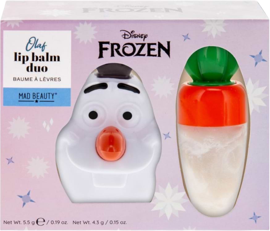 Бальзам для губ детский MAD BEAUTY дуэт Ледяное сердце - Олаф (DF-FG13045-12)