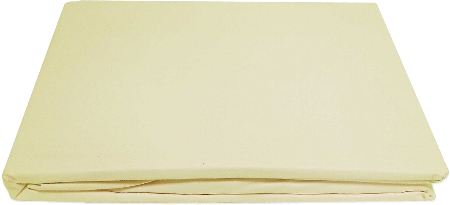 Простирадло полуторне Word of Dream на резинці перкаль кремова 160х200+25 см (08601)