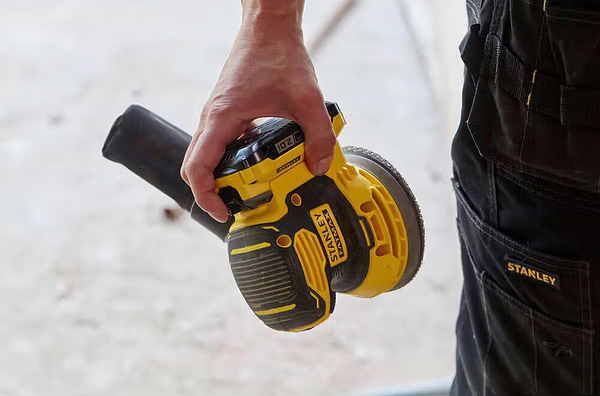 Фото - Ексцентрикова шліфовальна машина Stanley FatMax Li-Ion 18В (SFMCW220D1S)