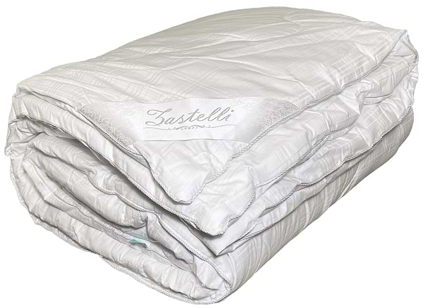 Фото - Одеяло всесезонное двуспальное евро Zastelli Капок 200x220 Белый жаккард (16426)