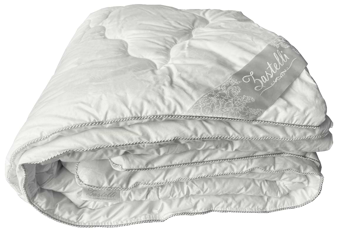 Ковдра всесезонна двоспальна євро Zastelli Капок 200x220 Білий перкаль (11975)