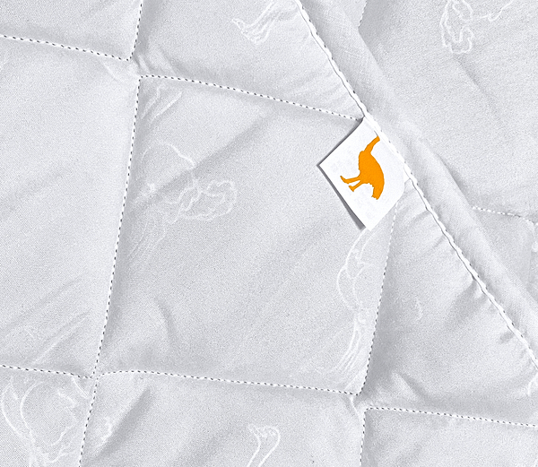 Фото - Ковдра всесезонна полуторна Zastelli Ostrich 140x205см Біла (14566)