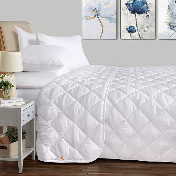 Фото - Ковдра всесезонна полуторна Zastelli Ostrich 140x205см Біла (14566)