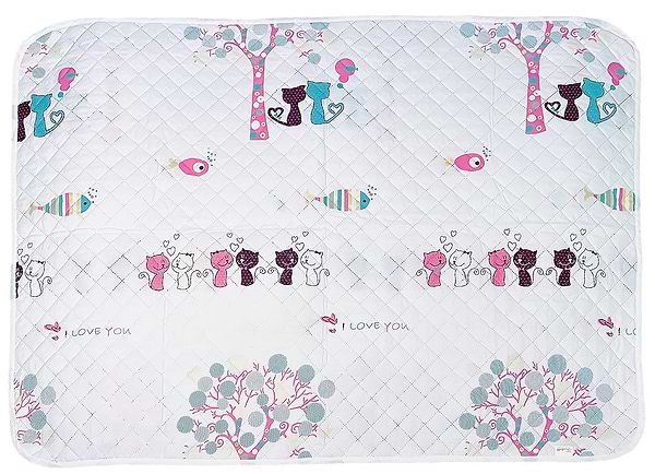 Фото - Одеяло детское лето Zastelli Котята 105х145 см белая (12707)