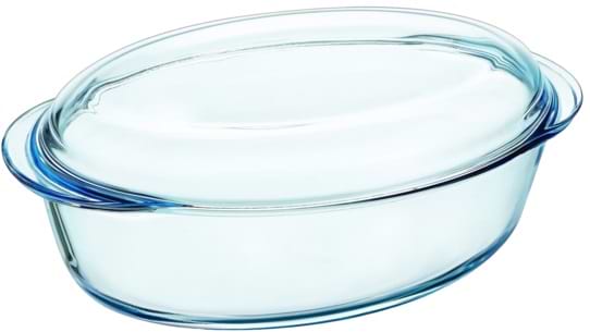 Форма для приготовления Pyrex 459A000/7643 овал с кр 3.1л+1л - Фото 1