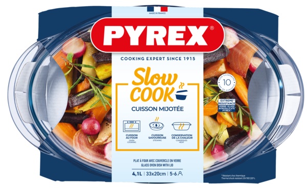 Фото - Форма для приготування Pyrex 459A000/7643 овал з кр 3.1л+1л