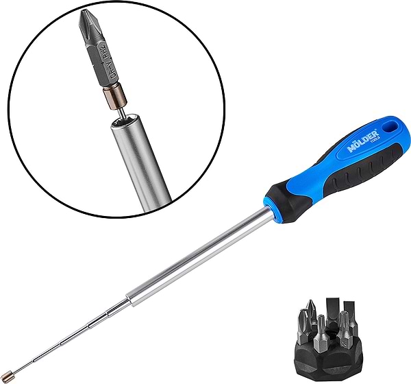 Фото - Викрутка зі змінними бітами Molder 8 в 1 (MT32208)