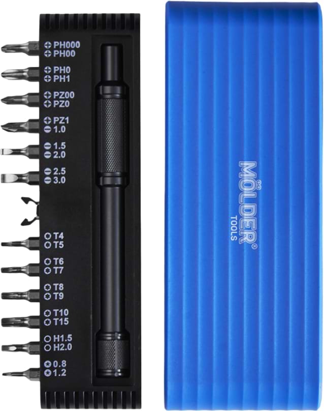 Викрутка зі змінними бітами Molder 25 шт. (MT32225)