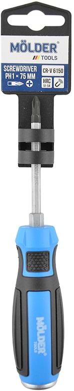 Фото - Отвертка Molder PH1x75 мм (MT33101)