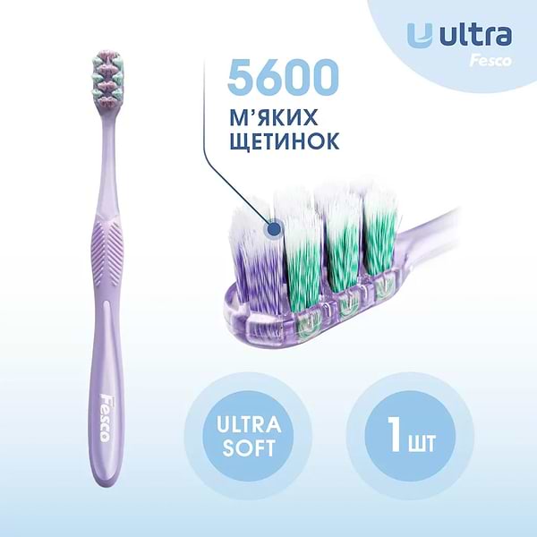 Фото - Зубная щетка Fesco Ultra Multibrush Purple (4820204702106)