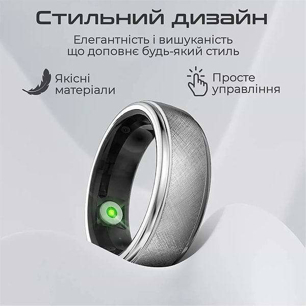 Фото - Смарт - кільце HiFuture futurering2-12.titaniumsilver