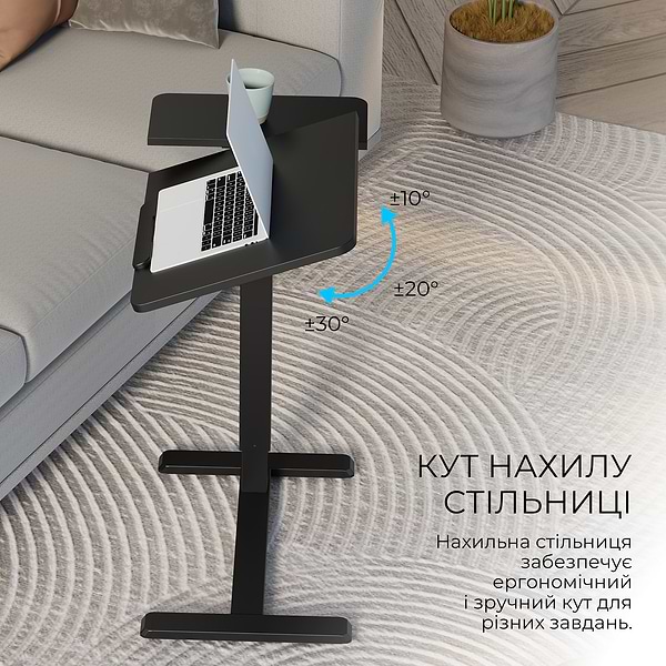 Фото - Стол компьютерный OfficePro ODM320B Black