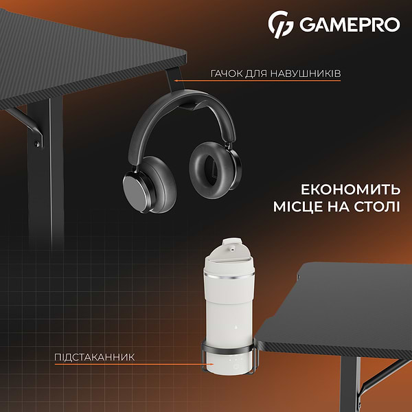 Фото - Стіл комп'ютерний GamePro GD210B Black