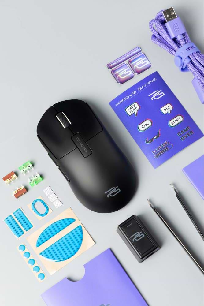 Фото - Миша бездротова ігрова Proove Gaming RC Raider 8K black (WMRR00122001)
