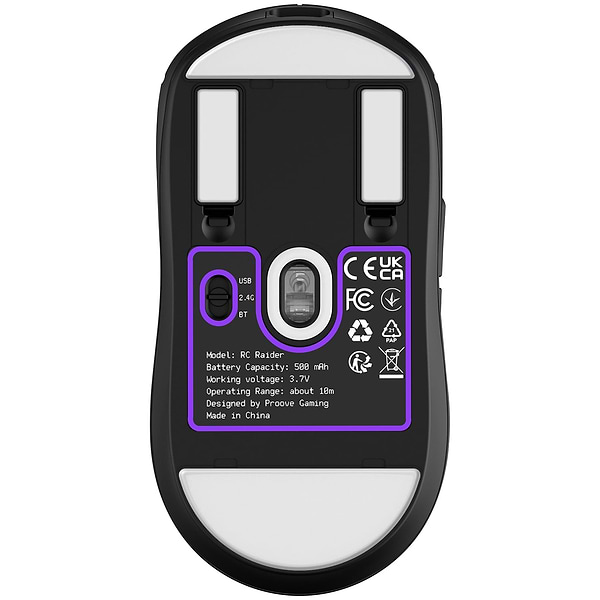 Фото - Миша бездротова ігрова Proove Gaming RC Raider 8K black (WMRR00122001)