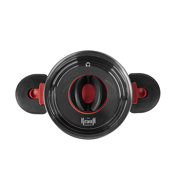 Фото - Каструля Krauff 6.1 л Prime Chef зі скляною кришкою (26-303-022)