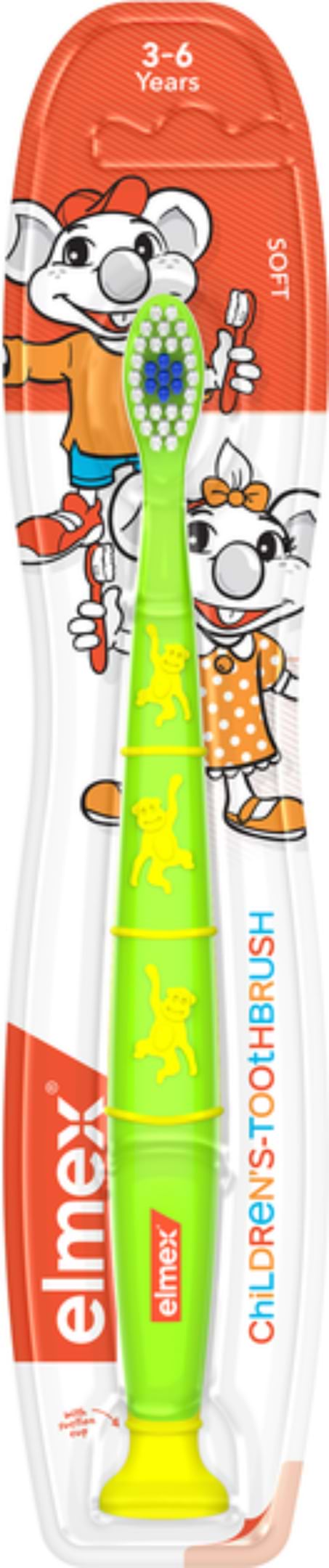 Зубна щітка Elmex для дітей 3-6 років - Фото 1