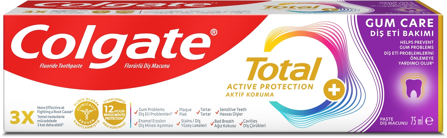 Зубна паста Colgate Total 12 Здоров'я ясен 75 мл - Фото 1