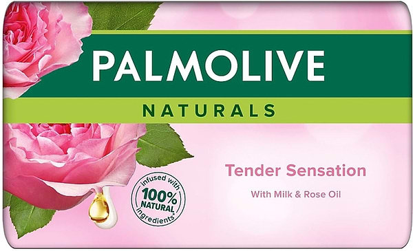Фото - Тверде мило Palmolive Натюрель Троянда та Молочко 150 г