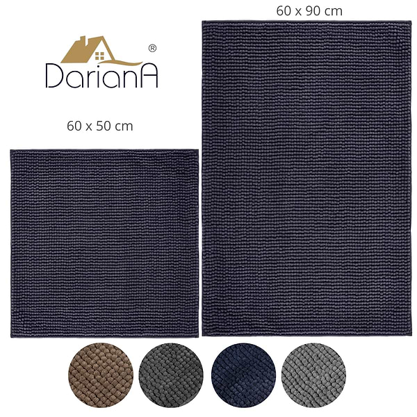 Фото - Коврик для ванной комнаты DarianA Standard 60х50+60х90 см Синий (1000009835)