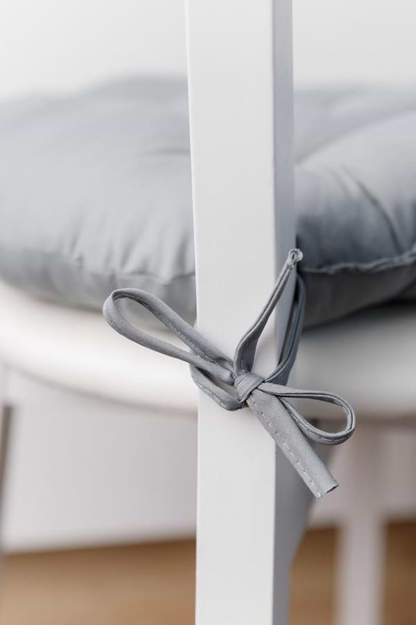 Фото - Подушка для стула Прованс Фибра Серая D40 см (041699)