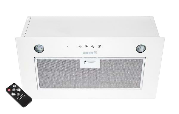 Фото - Витяжка вбудована Borgio BBI (TR) 5840 White Glass SU 850