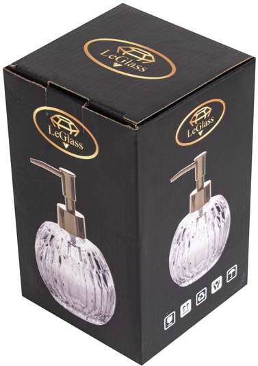 Фото - Дозатор для мила LeGlass 300 мл (355-283)