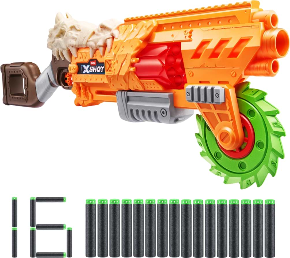 Бластер багатозарядний ZURU X-Shot Insanity Horrorfire Doomsday (16 патронів) (36732)