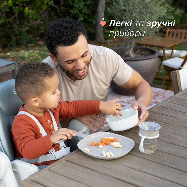 Фото - Набор детских столовых приборов для малыша Chicco First Cutlery 12М+ (16101.35)