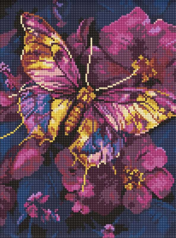 Алмазная живопись Ideyka Золотая бабочка 30x40 см (AMO8161)