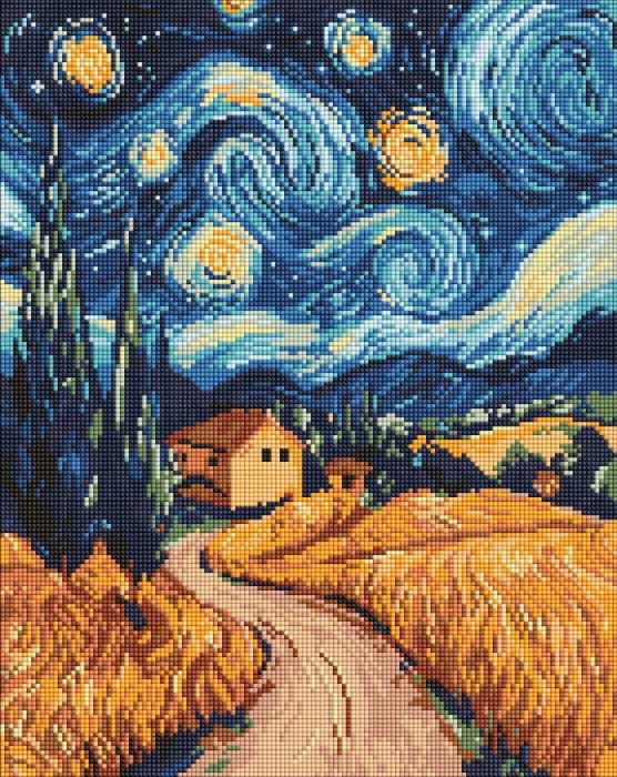 Фото - Алмазная живопись Ideyka Украинская ночь 40х50 см (AMO8188) Фото - Алмазная живопись Ideyka Украинская ночь 40х50 см (AMO8188)