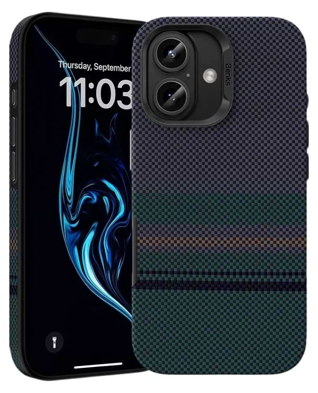 Чехол для смартфона Benks MagClap ArmorAir Aurora Kevlar Kevlar for iPhone 16 (1378425) - Фото 1