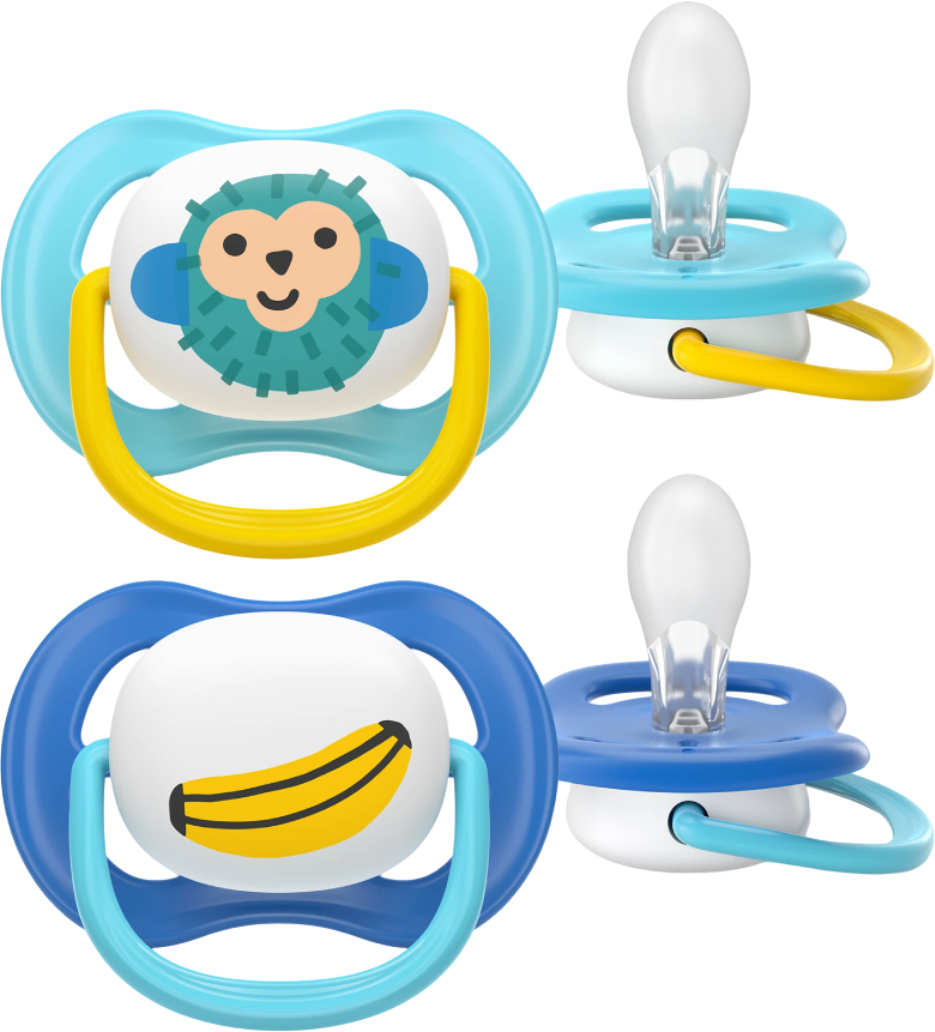 Ортодонтична пустушка Philips Avent Ultra Air, 6-18 міс. (SCF080/26) - Фото 1