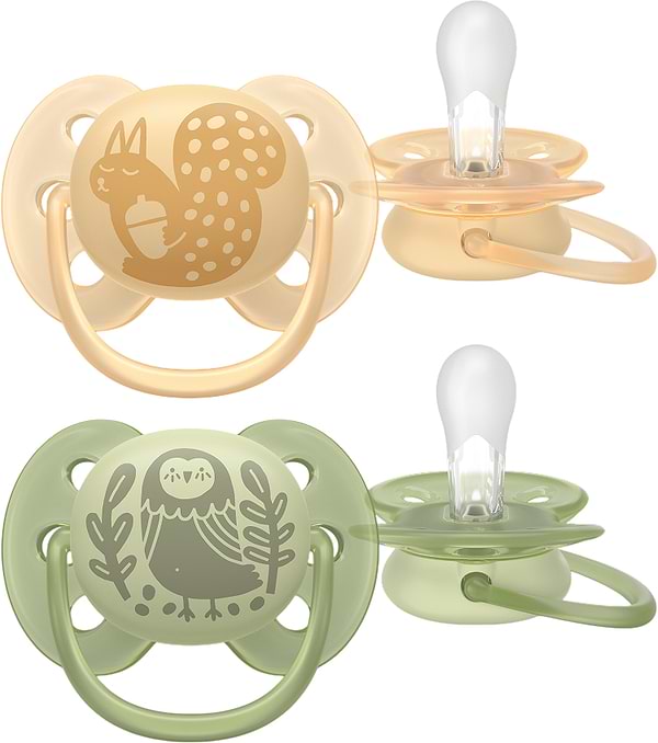 Фото - Ортодонтическая пустышка Philips Avent Ultra Soft, 6-18 мес. (SCF091/46)