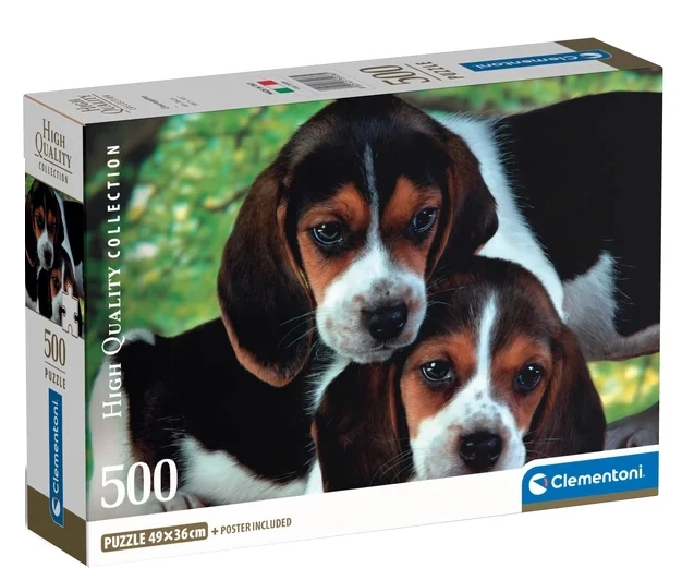 Пазли (8 +) Clementoni Колекція високої якості - Цуценята разом 500 ел. (35536)