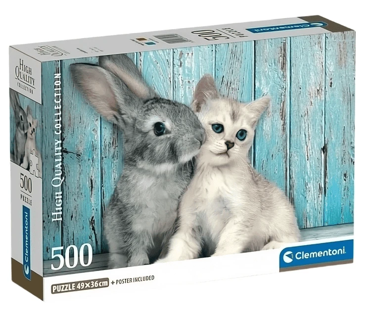 Пазли (8 +) Clementoni Колекція високої якості - Милі друзі 500 ел. (35539)