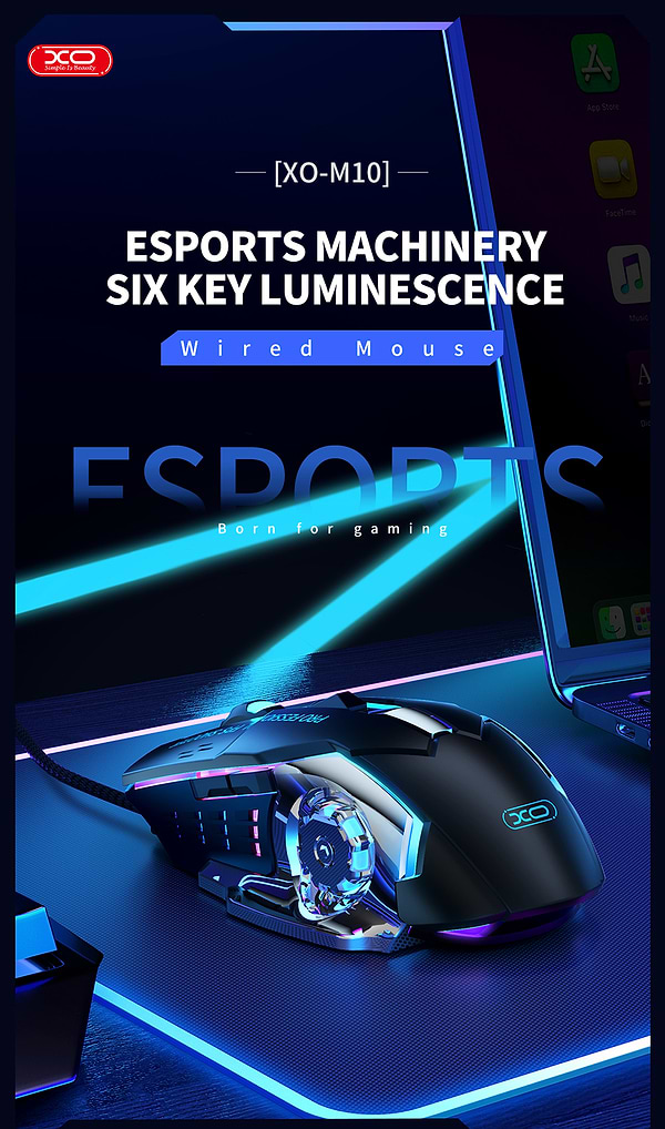 Фото - Миша бездротова XO M10 Black+Silver