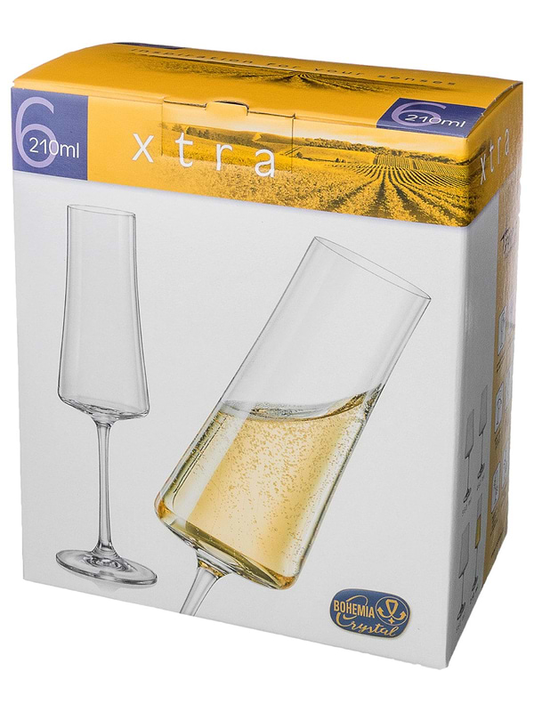 Фото - Келих Bohemia Extra 210 мл 6 шт. (b40862)