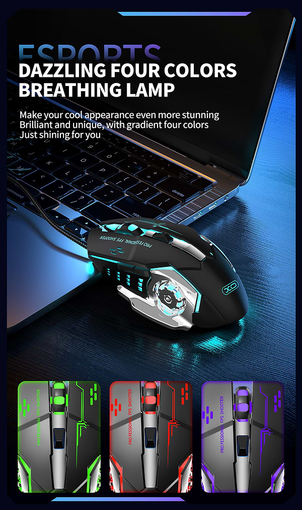 Фото - Миша бездротова XO M10 Black+Silver