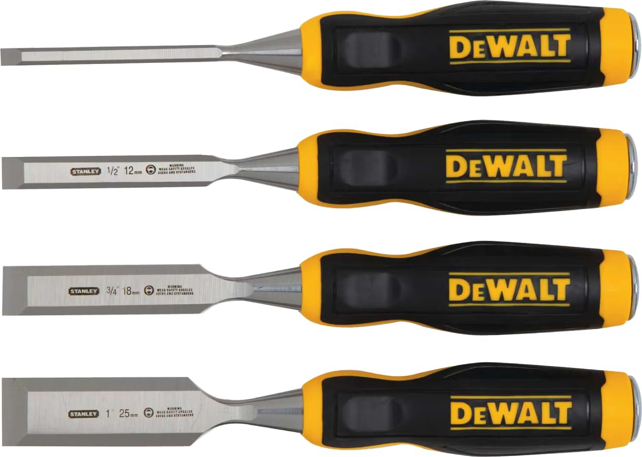 Набор стамесок DeWALT 6,12,18,25 мм 4 шт. (DWHT0-16063)
