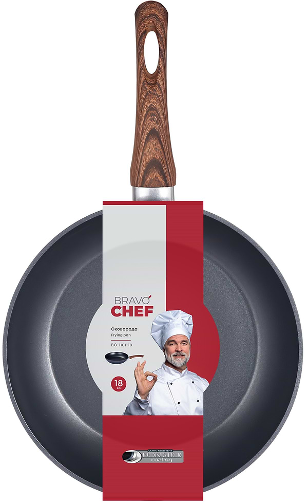 Фото - Сковорода универсальная BRAVO CHEF 18 см (BC-1101-18)