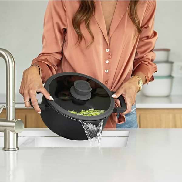 Фото - Ківш зі знімною ручкою Berghoff 3950591 LEO STONE+ 18 см 2 л