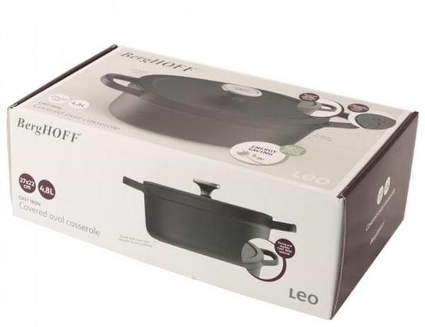 Фото - Кастрюля Berghoff 3950616 LEO GRAPHITE 22 см