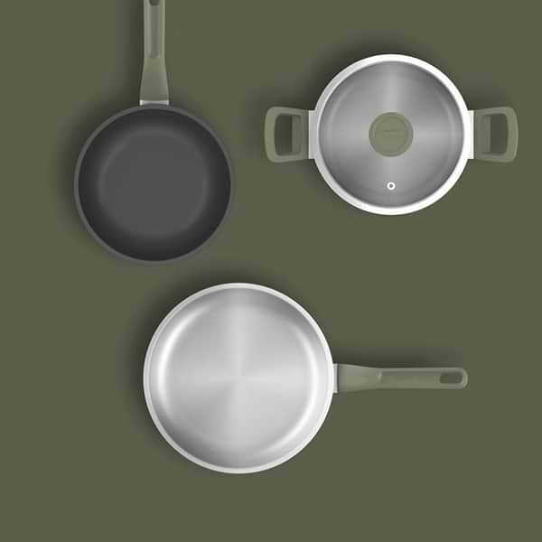 Фото - Набор посуды Berghoff 3950637 Bolt 8 пр