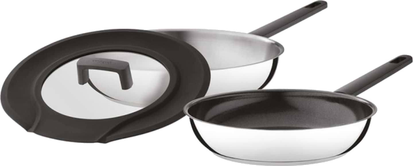 Набір сковорідок Berghoff 1111048 Uqonic Downdraft 3 пр. - Фото 1