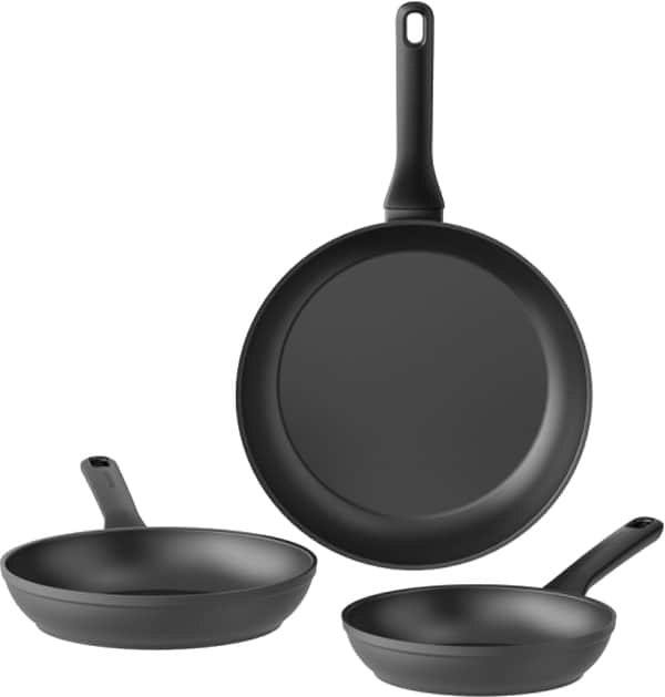 Фото - Набор сковород Berghoff 1315090 Helix 3 пр. 20/24/28 см