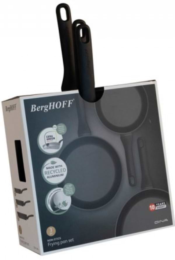 Фото - Набор сковород Berghoff 1315090 Helix 3 пр. 20/24/28 см