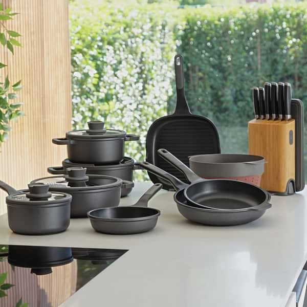 Фото - Сковорода гриль Berghoff 3950589 LEO STONE+ 26 см